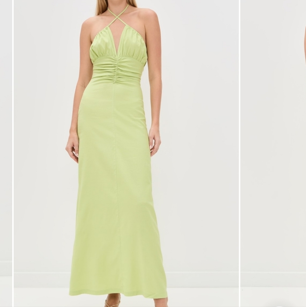 Riot Swim Light Green Maxi Dress